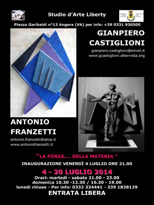 Invito mostra Castiglioni e Franzetti