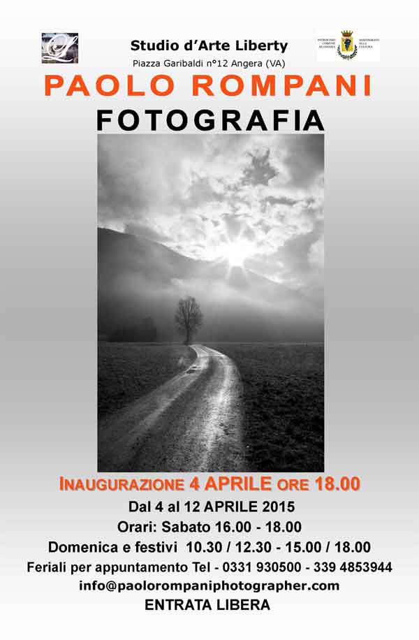 Invito mostra Paolo Rompani