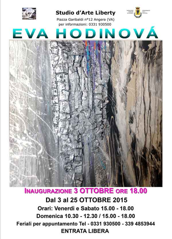 Invito mostra Eva Hodinov&aacute;