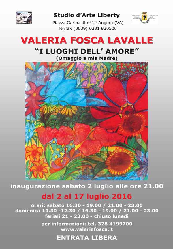 Invito mostra Valeria Fosca Lavalle