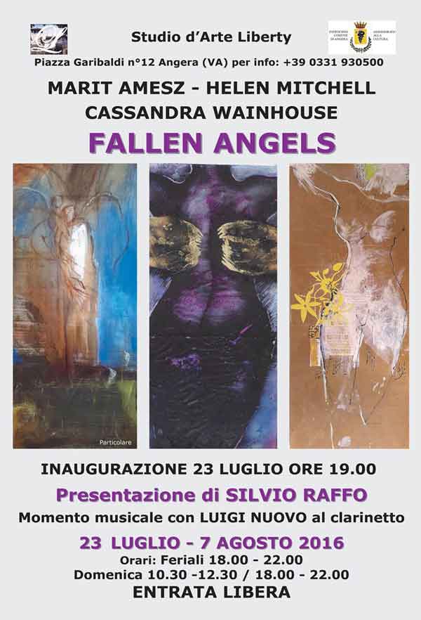 Invito mostra Fallen Angels