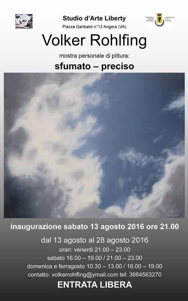 Invito mostra Volker Rohlfing