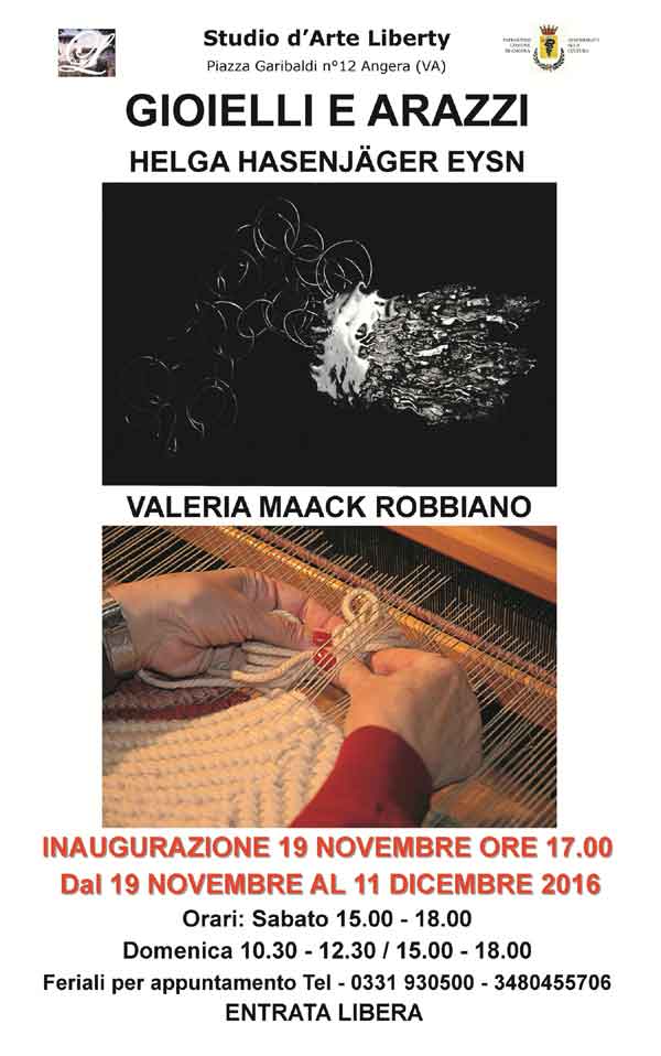 Invito mostra Hasenj&auml;ger Eysn e Maack Robbiano