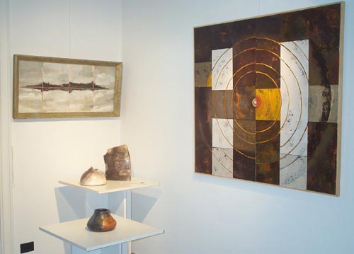 Opere delle tre artiste