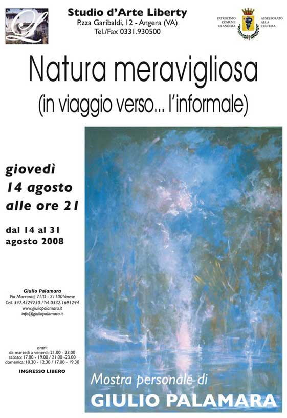 Invito mostra Giulio Palamara
