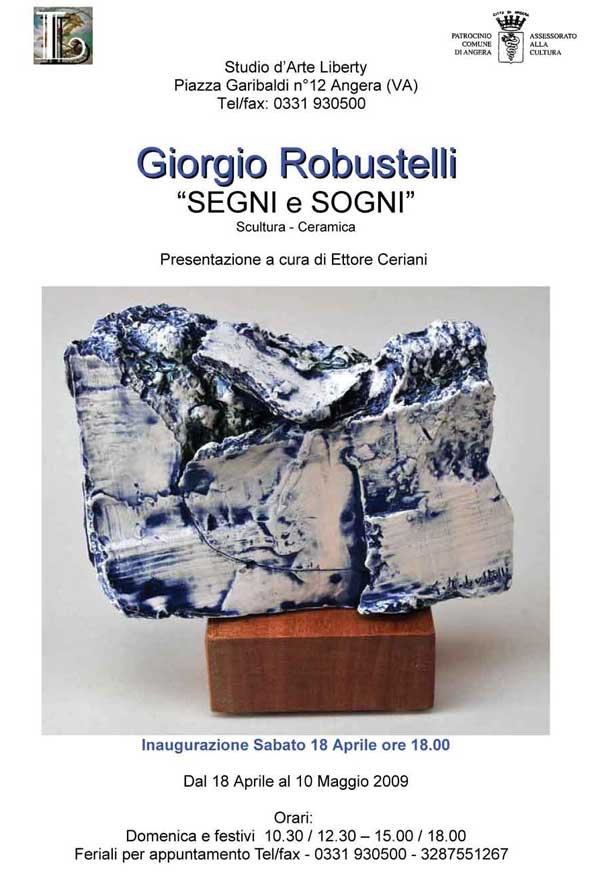 Invito mostra Giorgio Robustelli