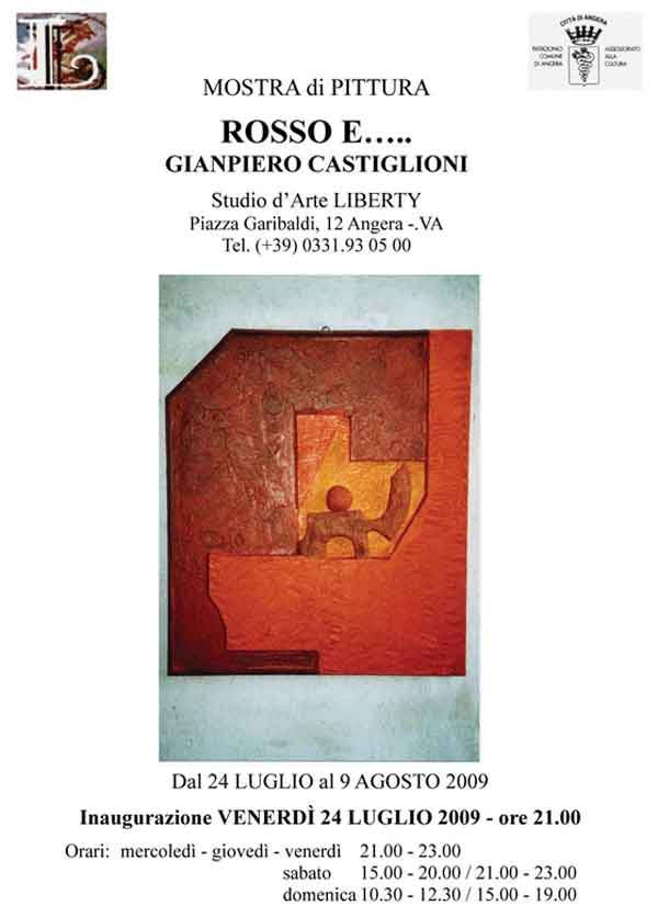 Invito mostra Gianpiero Castiglioni