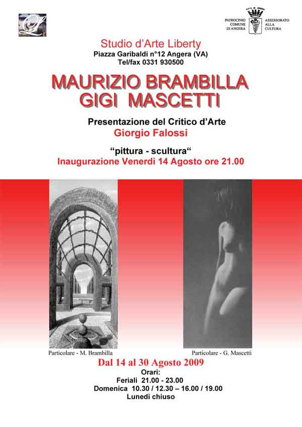 Invito mostra Brambilla Mascetti