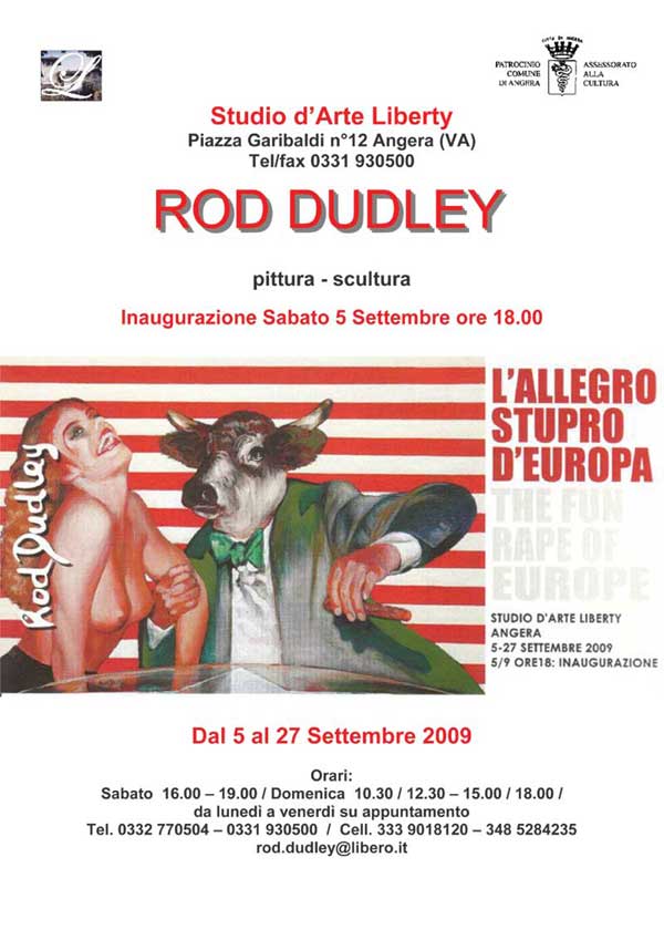 Invito mostra Rod Dudley