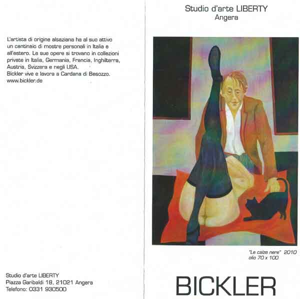 Invito mostra Dietrich Bickler