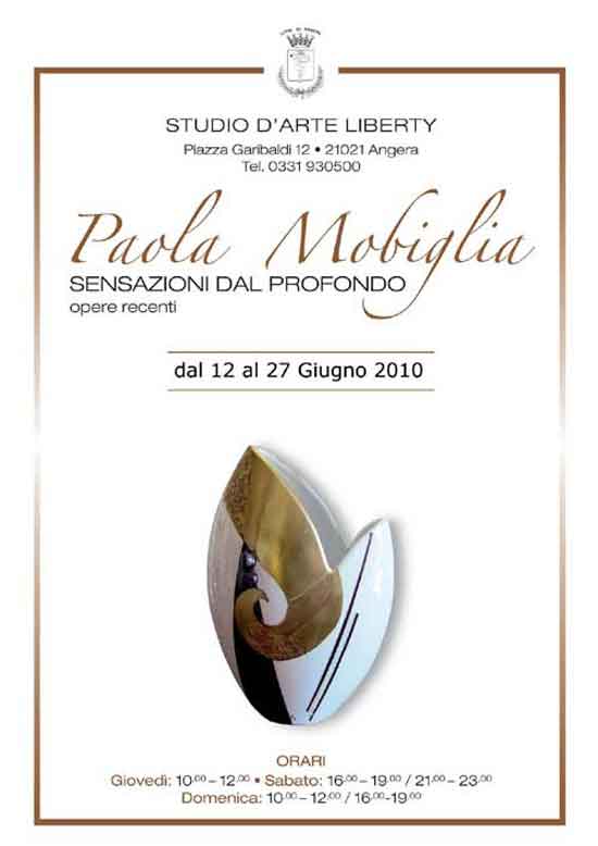 Manifesto mostra Paola Mobiglia 1