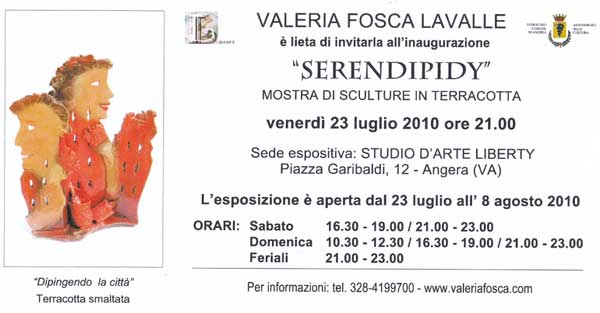 Manifesto mostra Valeria Fosca Lavalle