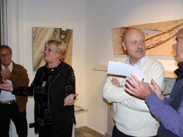 Mostra Eva Hodinov&agrave; - momento espositivo 2