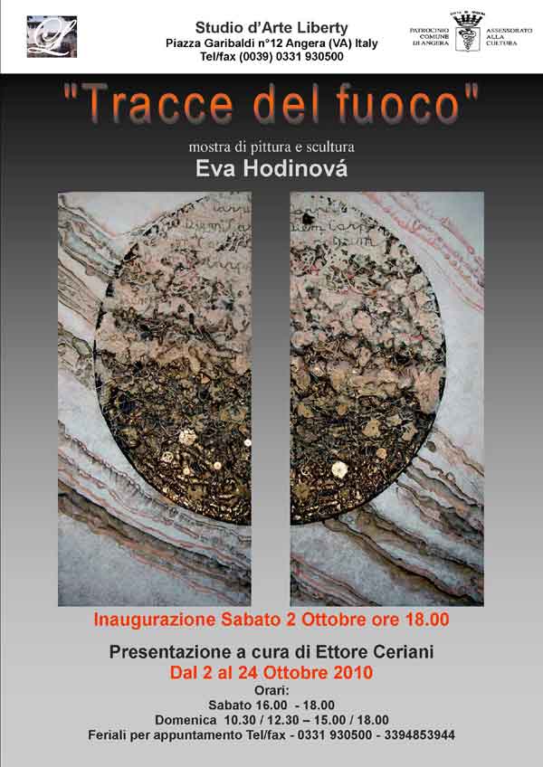 Invito mostra Eva Hodinov&agrave;