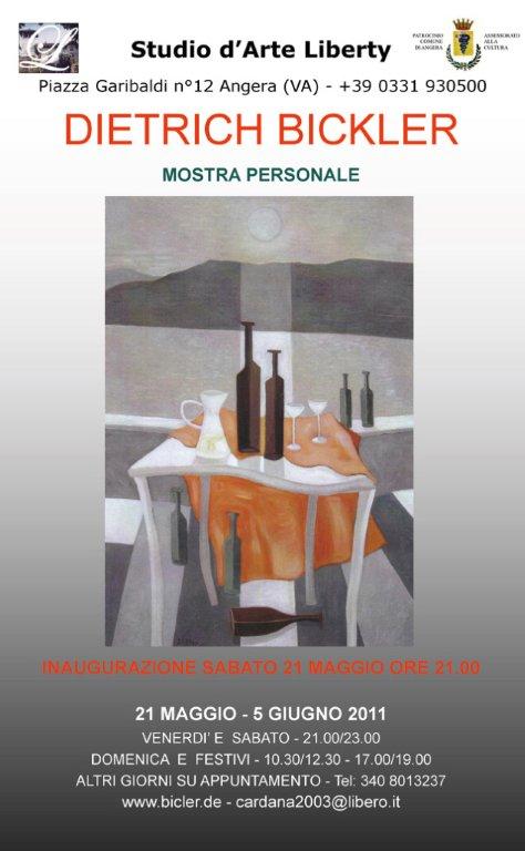 Invito mostra Dietrich Bickler