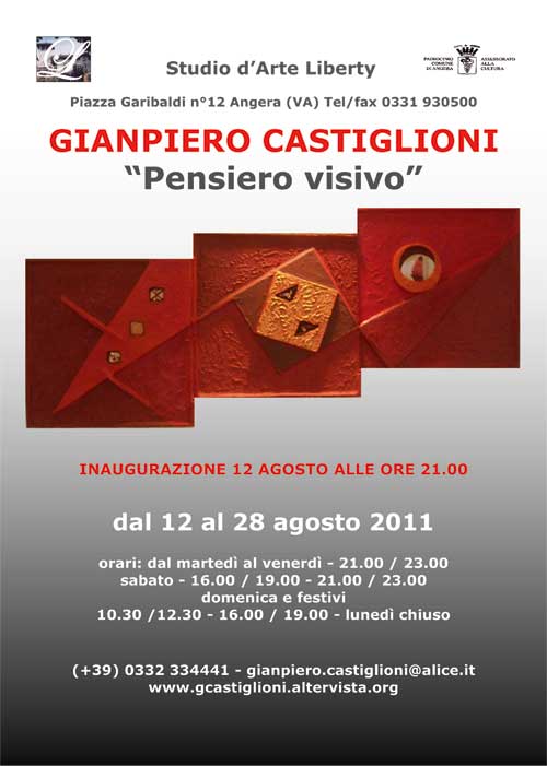Invito mostra Gianpiero Castiglioni