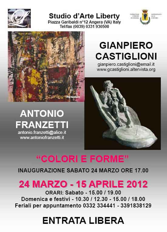 Invito mostra Castiglioni e Franzetti