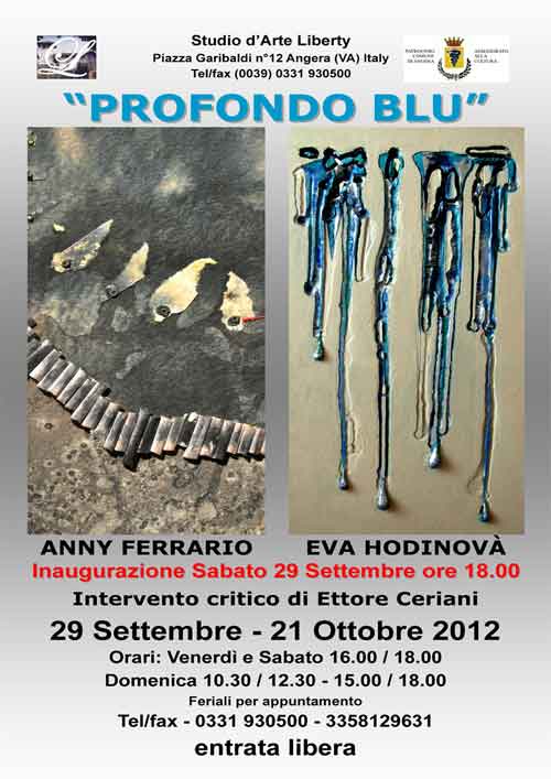 Invito mostra Profondo Blu