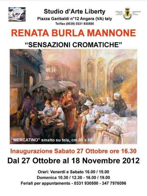 Invito mostra Renata Burla Mannone