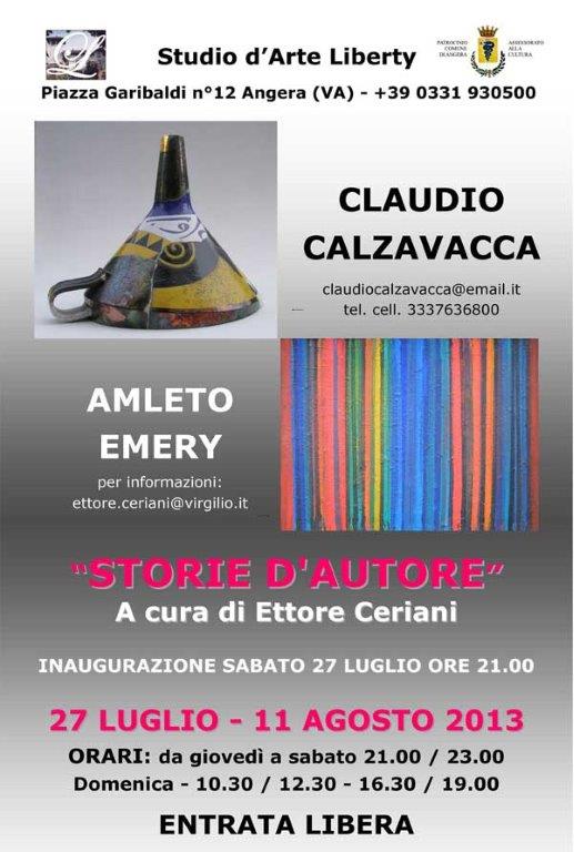 Invito mostra Emery Calzavacca
