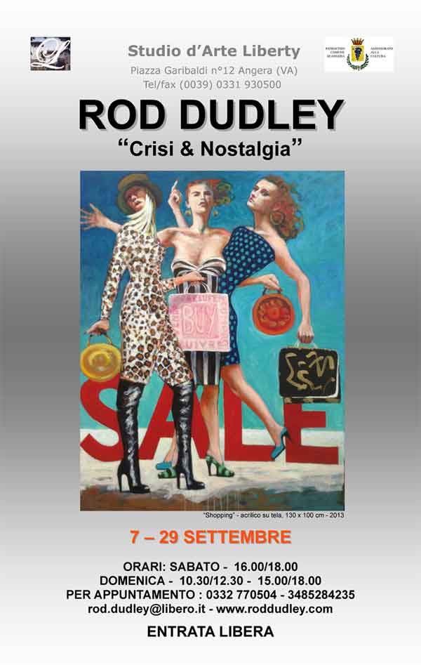 Invito mostra Rod Dudley
